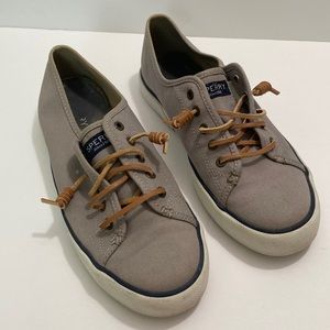 Sperry gray boat shoes 8 1/2